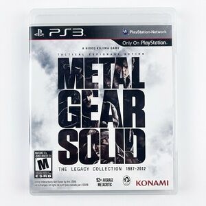 Metal Gear Solid: The Legacy Collection for PS3 No Metal Gear Solid Digital Code